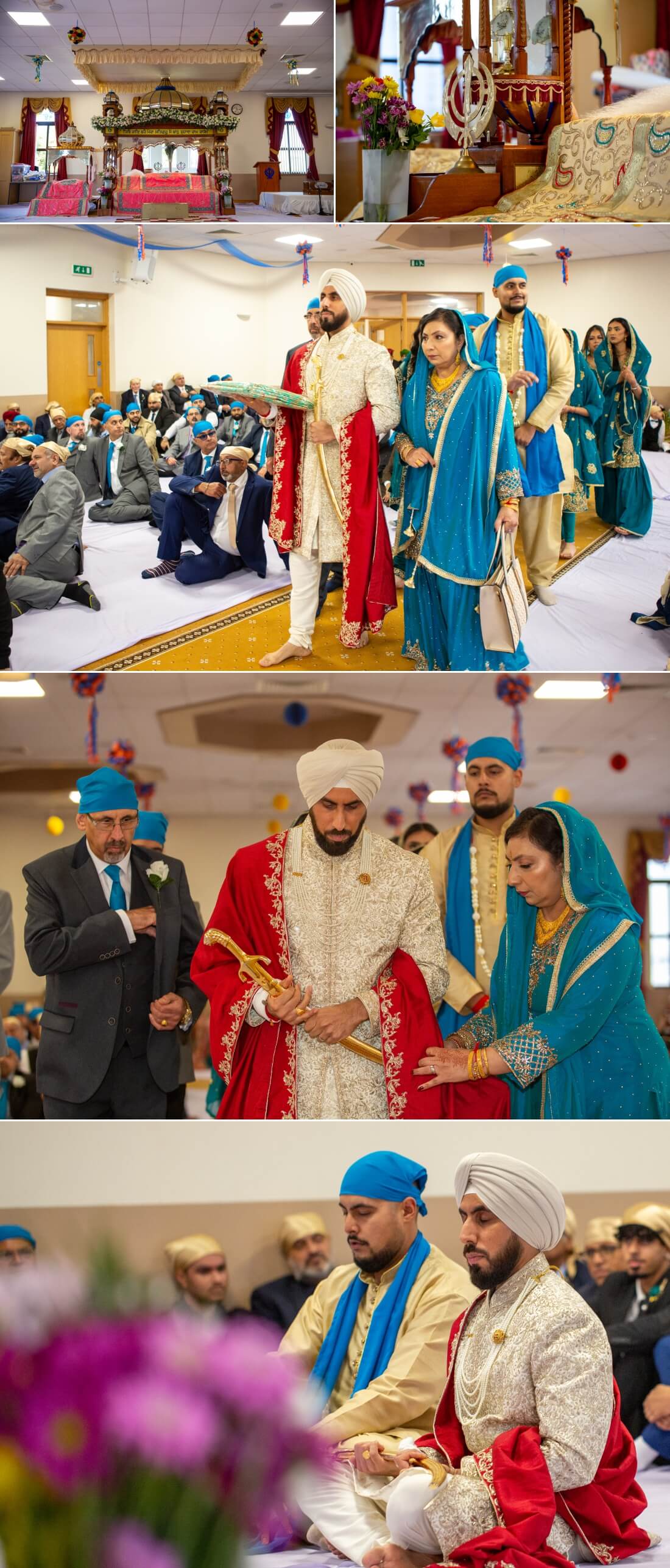 Indian Wedding Photography at Willows Banqueting Suite Mandy & Gully 15