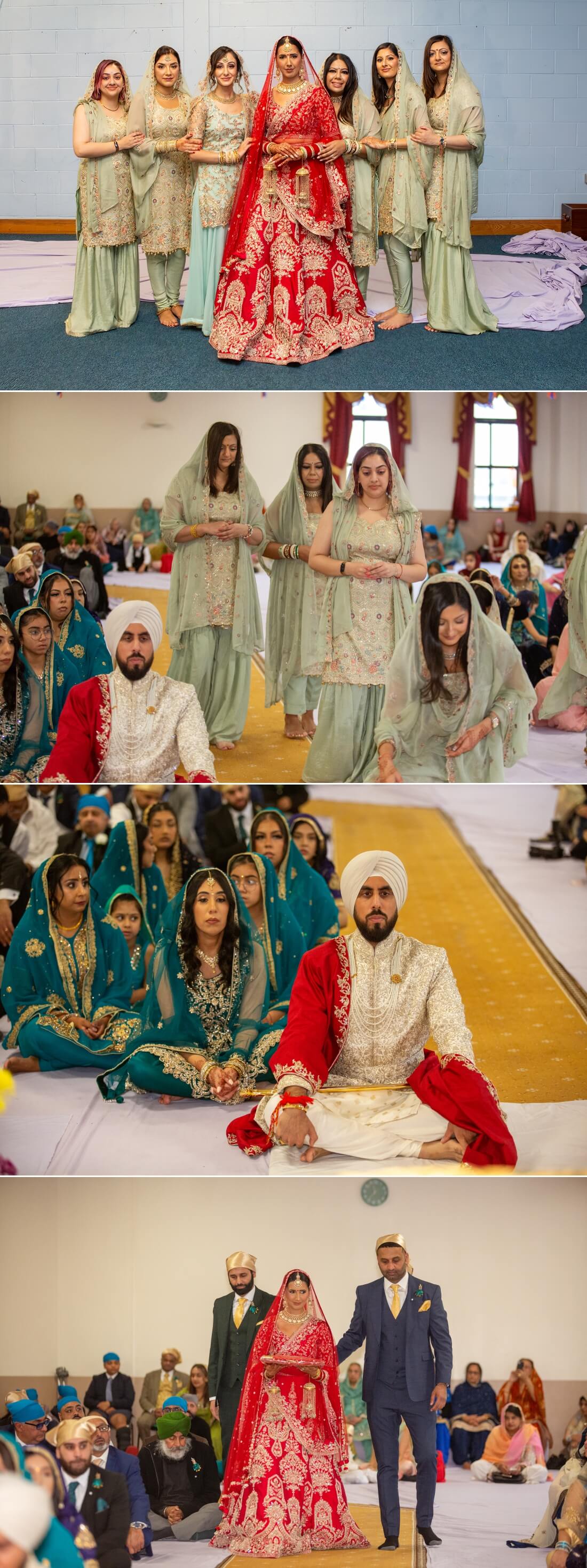 Indian Wedding Photography at Willows Banqueting Suite Mandy & Gully 16