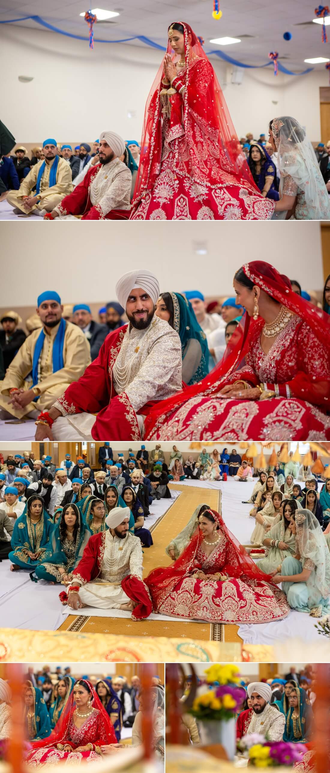 Indian Wedding Photography at Willows Banqueting Suite Mandy & Gully 17