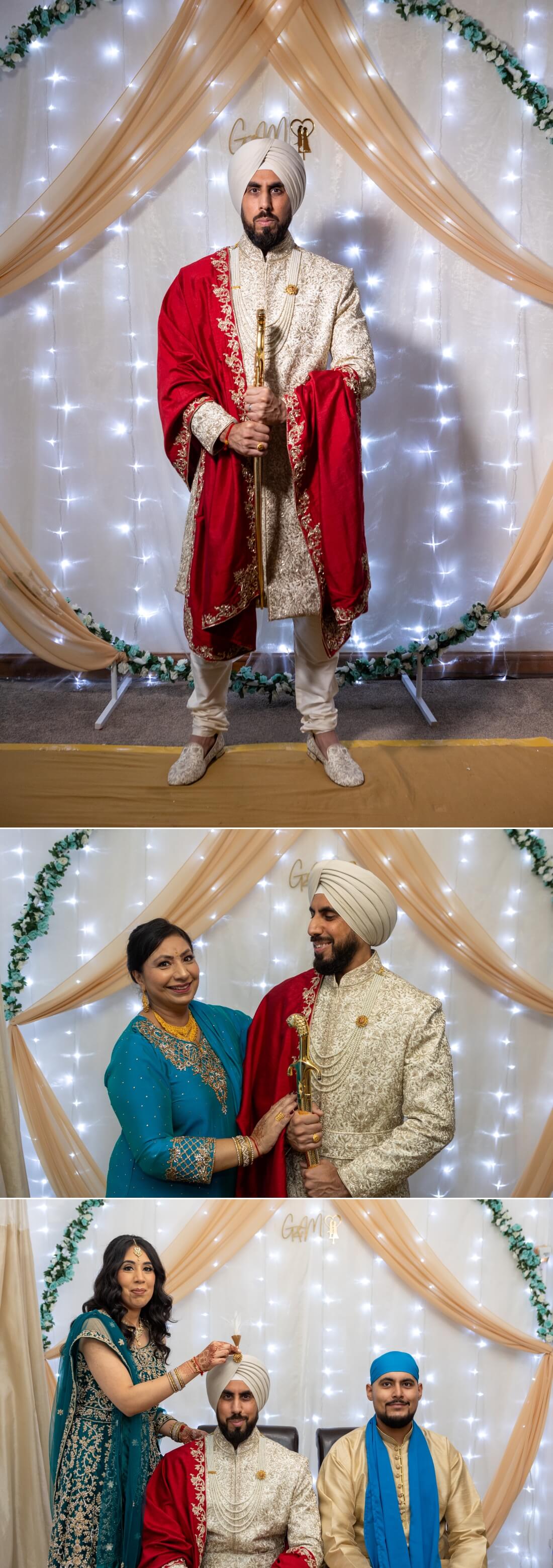 Indian Wedding Photography at Willows Banqueting Suite Mandy & Gully 8