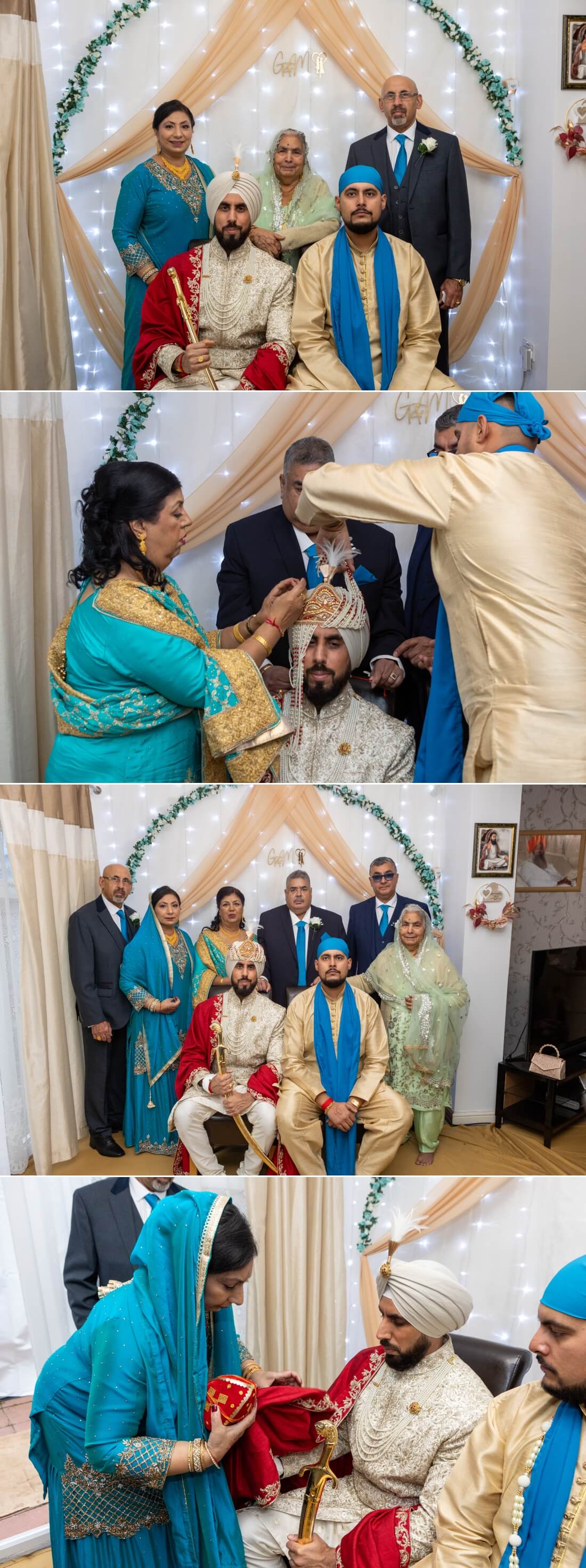 Indian Wedding Photography at Willows Banqueting Suite Mandy & Gully 9